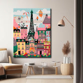 Painting by Numbers Illustration Paris